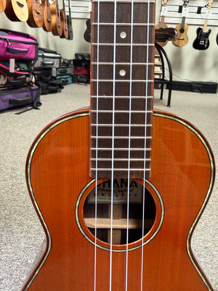 OHANA CK-50G Solid Cedar/Rosewood Concert Ukulele