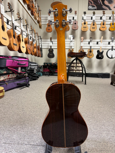 OHANA CK-50G Solid Cedar/Rosewood Concert Ukulele