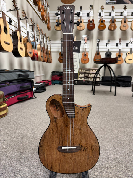 KALA Night Owl Mango Revelator Electric Tenor Ukulele w/Case - B Stock #2