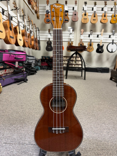 Ohana CK-35G Solid Mahogany Concert Ukulele
