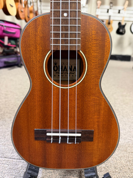 Ohana CK-35L Solid Mahogany Concert Long Neck Ukulele - Satin Finish