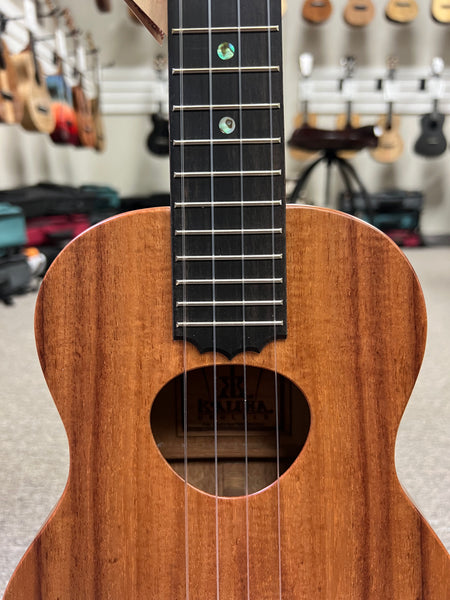 KoAloha KTM-10 Solid Koa Pikake Tenor Ukulele w/Case #2 - Made In Hawaii - Satin Finish