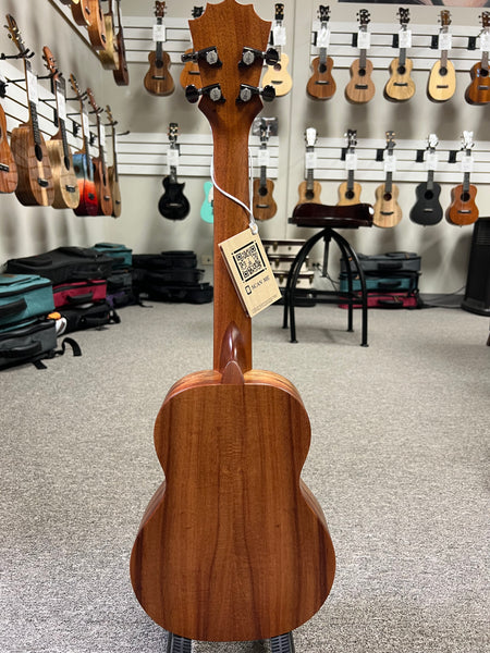 KoAloha KTM-10 Solid Koa Pikake Tenor Ukulele w/Case #2 - Made In Hawaii - Satin Finish