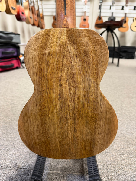 Flight Comet Blue Tenor Electric Ukulele w/Case - Solid Flamed Maple/Solid Mango