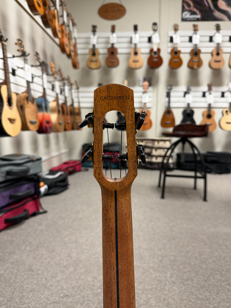 Flight Comet Blue Tenor Electric Ukulele w/Case - Solid Flamed Maple/Solid Mango