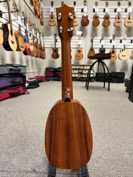 Kamaka HP-1L Solid Koa Soprano Long Neck Pineapple Ukulele w/Case - Pre Loved - Made in Hawaii