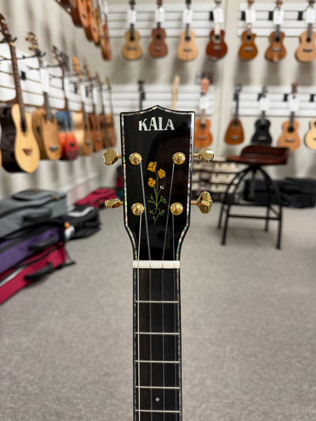 KALA KA-20th KOA-B Solid Koa/Mahogany Baritone Ukulele w/Case - B-Stock - 20th Anniversary Limited Edition