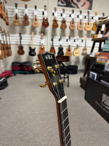 KALA KA-20th KOA-B Solid Koa/Mahogany Baritone Ukulele w/Case - B-Stock - 20th Anniversary Limited Edition