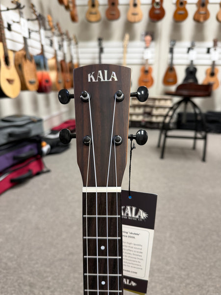 KALA Night Owl Acacia Revelator Electric Tenor Ukulele w/Case - B Stock #3