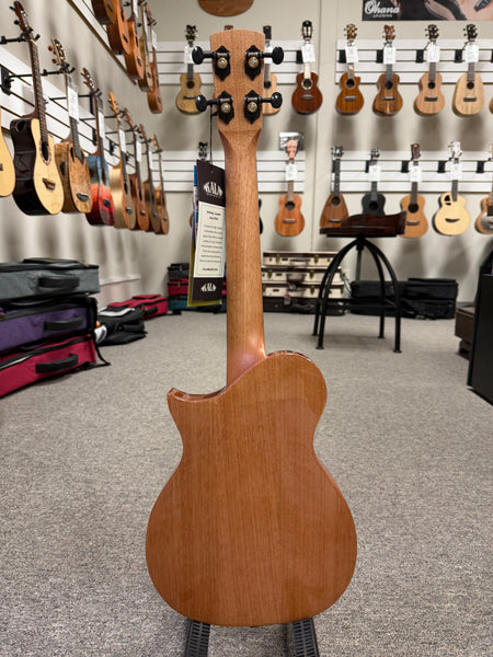 KALA Night Owl Acacia Revelator Electric Tenor Ukulele w/Case - B Stock #3
