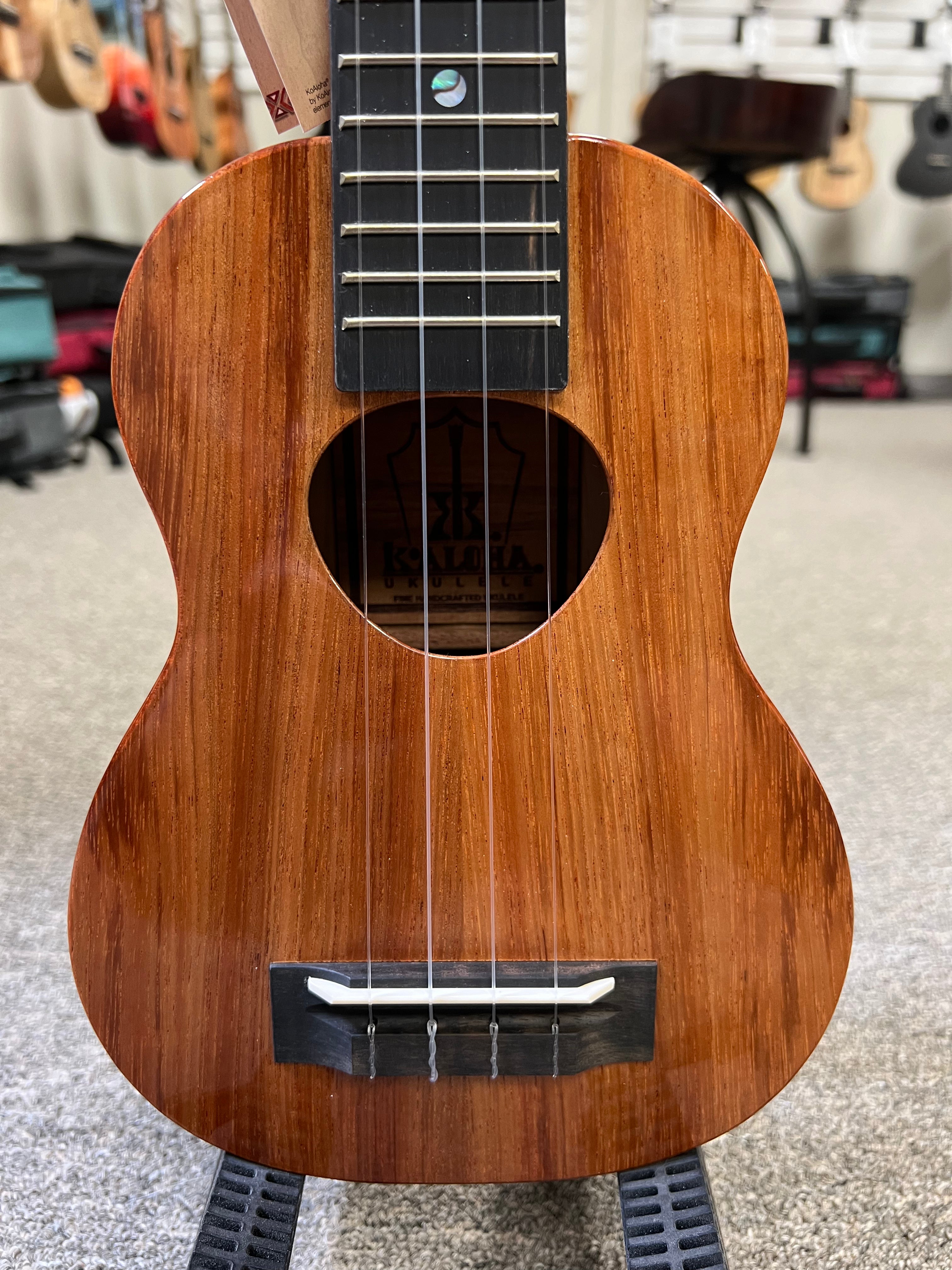 KoAloha KSM-00 Solid Koa Soprano Ukulele - Made in Hawaii