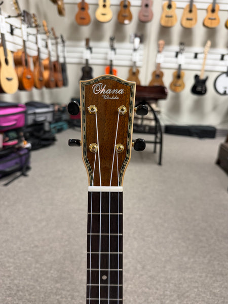 Ohana TK-42 Solid Sinker Redwood/Rosewood Tenor Ukulele - Limited Edition