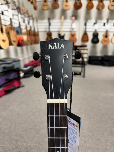 KALA KA-SDH-T Solid Salt and Pepper Doghair Mahogany Tenor Ukulele w/Case