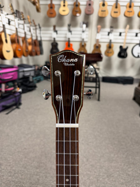 OHANA TK-50G Tenor Ukulele - Solid Cedar/Solid Rosewood