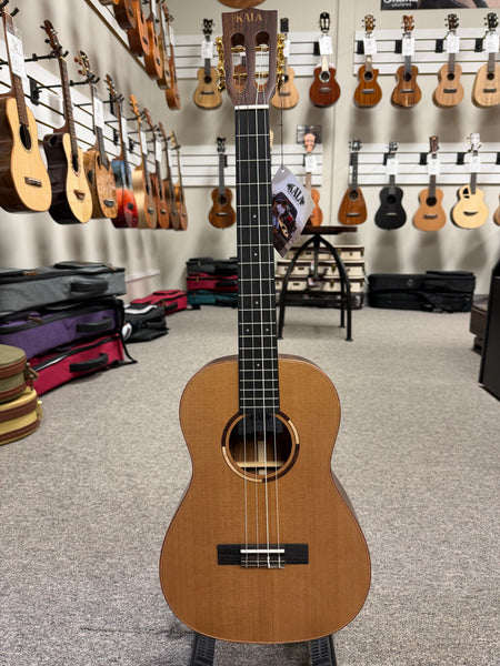 KALA KA-ASCP-B Baritone Ukulele - Solid Cedar/ Solid Pau Ferro