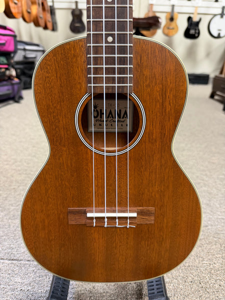 OHANA TK-20 Mahogany Tenor Ukulele - Solid Top