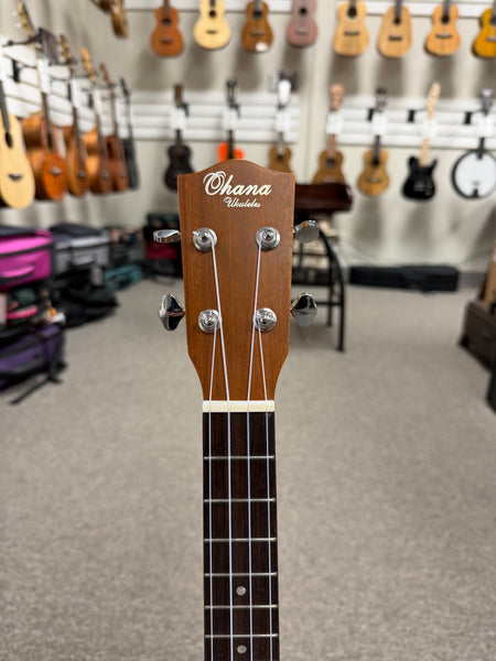 OHANA TK-20 Mahogany Tenor Ukulele - Solid Top