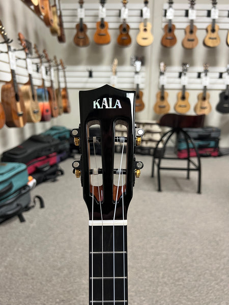 KALA KA-CT-SSRW-BG Solid Spruce/Rosewood Baritone Ukulele w/Case - Contour Series