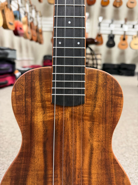 KALA KA-SB-ACA-T Solid Body Acacia Tenor Ukulele w/Case