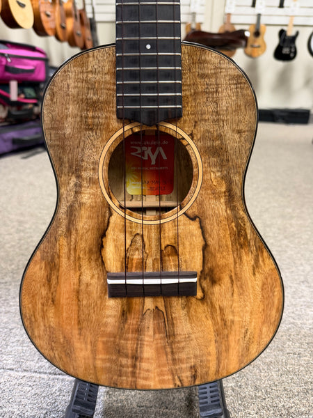 Risa Solid Spalted Mango Tenor Ukulele - Pre Loved -  UKA-MAN-BAT