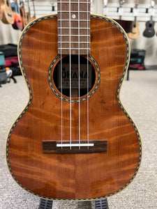 Ohana TK-45 Solid Curly Redwood/Rosewood Tenor Ukulele - Limited Edition