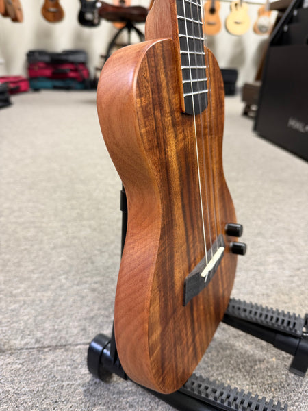KALA KA-SB-ACA-T Solid Body Acacia Tenor Ukulele w/Case