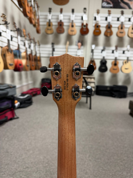 KALA KA-SB-ACA-T Solid Body Acacia Tenor Ukulele w/Case
