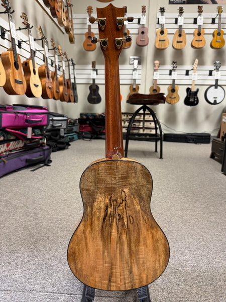 Risa Solid Spalted Mango Tenor Ukulele - Pre Loved -  UKA-MAN-BAT