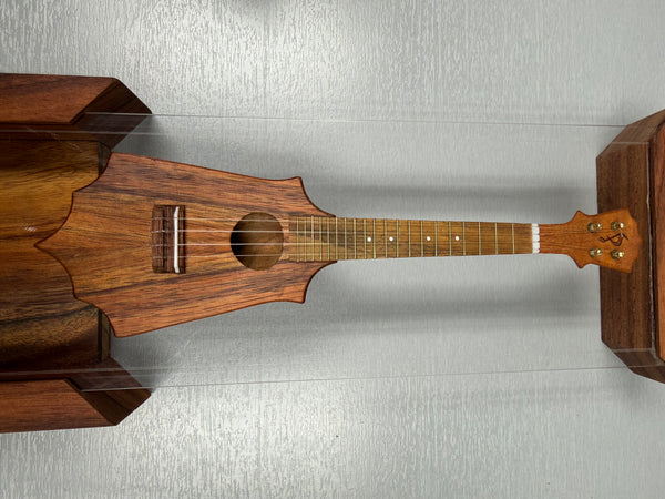 Pops KoAloha Masterpiece Mini Sceptre Ukulele w/Display Case - UkeSA