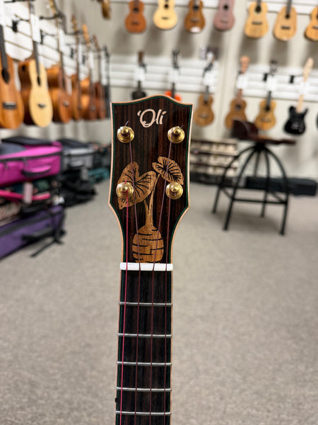 Oli X2-TA-KALO Solid Acacia Tenor Ukulele w/Case - Pre Loved