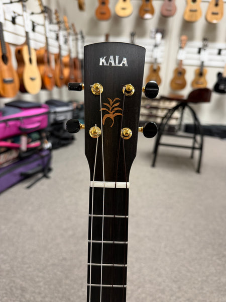 KALA Revelator Koa Electric Baritone Ukulele w/Case - Made In The U.S.A.