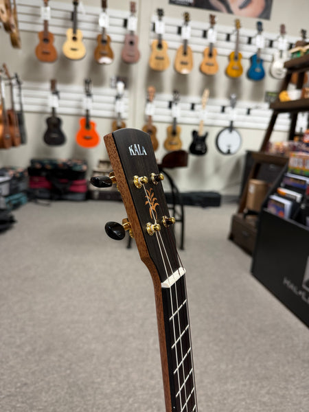 KALA Revelator Koa Electric Baritone Ukulele w/Case - Made In The U.S.A.