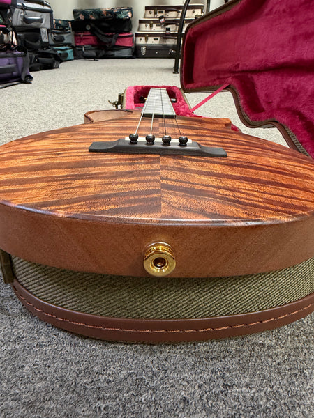 KALA Revelator Koa Electric Baritone Ukulele w/Case - Made In The U.S.A.