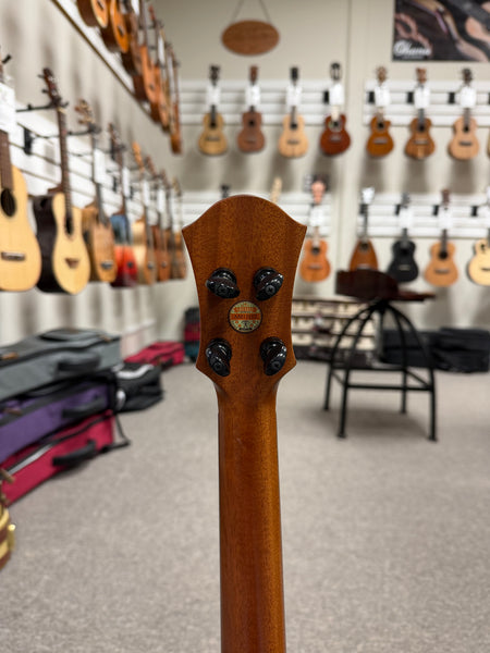 aNueNue Black Whale Solid Cedar/Maple/Rosewood Tenor Ukulele w/Case