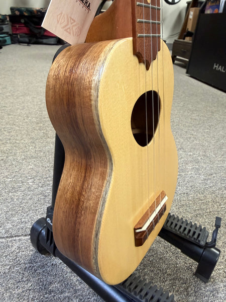 KoAloha KSO-10S Opio Soprano Ukulele - Solid Acacia/Solid Spruce Top - KSO-10S w/Case