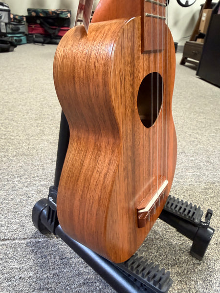 KoAloha KSO-10 Solid Acacia Soprano Ukulele w/Case #2 - KoAloha Opio