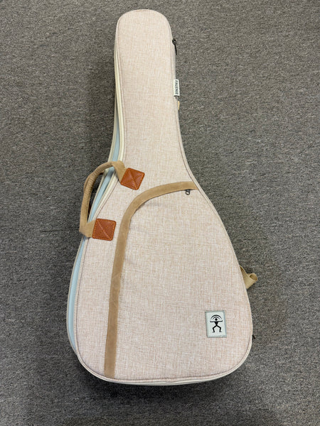 aNueNue Nino 520SB Solid Spruce/Mahogany 6 String Baritone Ukulele/Mini Guitar w/Case - Summer Blue