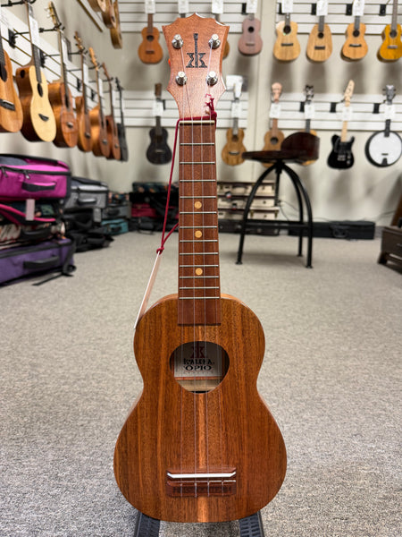 KoAloha KSO-10 Solid Acacia Soprano Ukulele w/Case #1 - KoAloha Opio