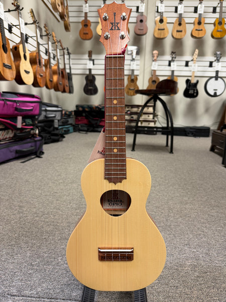 KoAloha KCO-10S Concert Ukulele Opio w/Case - Solid Spruce/Solid Acacia