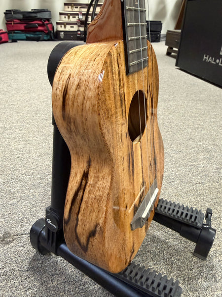 Rebel Creme Brulee Solid Mango Soprano Ukulele w/Case - Rebel Mango Slim Soprano