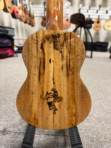 Rebel Creme Brulee Solid Mango Soprano Ukulele w/Case - Rebel Mango Slim Soprano