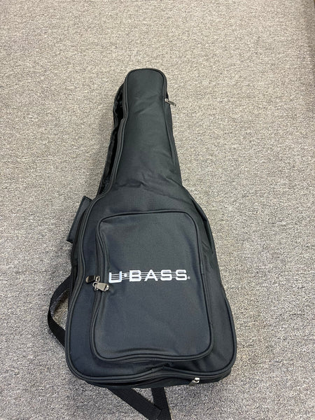 KALA Striped Ebony Acoustic-Electric U-Bass w/Case - UBASS - Aloha City Ukes
