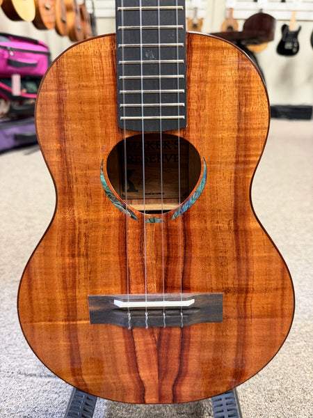 KoAloha KTM-00MR Solid Curly Koa Tenor Ukulele w/Case #2 - Makers Reserve Limited Edition
