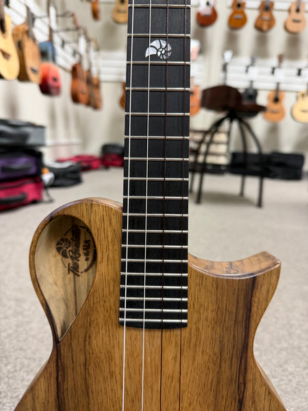 KALA Revelator Nautilus Korina Electric Tenor Ukulele w/Case - Pre Loved