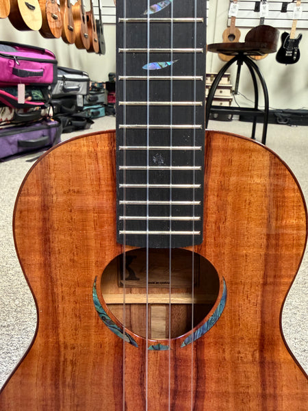 KoAloha KTM-00MR Solid Curly Koa Tenor Ukulele w/Case #2 - Makers Reserve Limited Edition