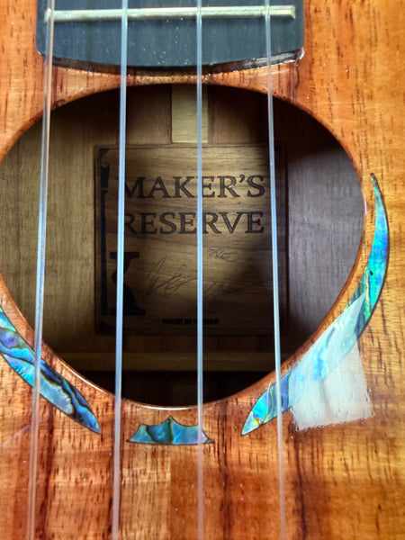 KoAloha KTM-00MR Solid Curly Koa Tenor Ukulele w/Case #2 - Makers Reserve Limited Edition