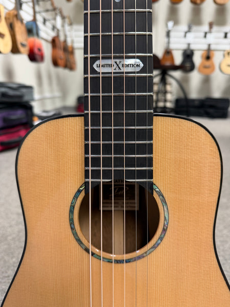 Romero Creations Daniel Ho 6 String Solid Spruce/Phoenix Dreadnought Steel String Baritone Ukulele/Guitar w/Case - RC-DH6DS-SP