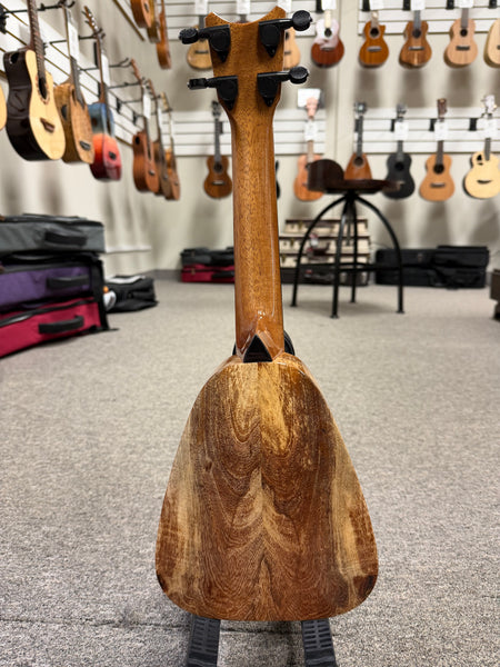 Romero Creations Solid Spalted Mango XS Soprano Ukulele w/Case #1 - Ultimate Travel Uke RC-XSMG