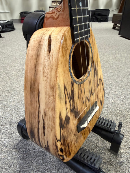 Romero Creations Solid Spalted Mango XS Soprano Ukulele w/Case #2 - Ultimate Travel Uke RC-XSMG