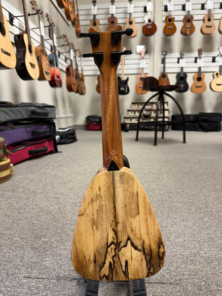 Romero Creations Solid Spalted Mango XS Soprano Ukulele w/Case #2 - Ultimate Travel Uke RC-XSMG